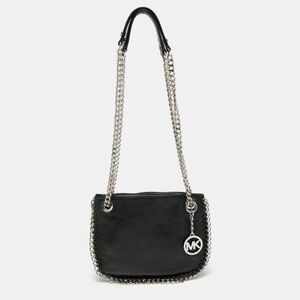Michael Kors Chelsea Small Messenger Leather Bag with chains